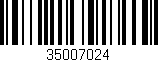 Código de barras (EAN, GTIN, SKU, ISBN): '35007024'