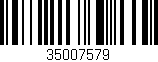 Código de barras (EAN, GTIN, SKU, ISBN): '35007579'