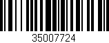 Código de barras (EAN, GTIN, SKU, ISBN): '35007724'