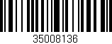 Código de barras (EAN, GTIN, SKU, ISBN): '35008136'