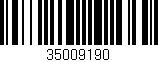Código de barras (EAN, GTIN, SKU, ISBN): '35009190'