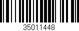 Código de barras (EAN, GTIN, SKU, ISBN): '35011448'