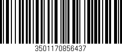 Código de barras (EAN, GTIN, SKU, ISBN): '3501170856437'