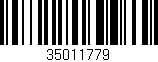 Código de barras (EAN, GTIN, SKU, ISBN): '35011779'