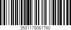 Código de barras (EAN, GTIN, SKU, ISBN): '3501179067780'