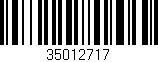 Código de barras (EAN, GTIN, SKU, ISBN): '35012717'