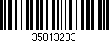 Código de barras (EAN, GTIN, SKU, ISBN): '35013203'