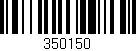 Código de barras (EAN, GTIN, SKU, ISBN): '350150'