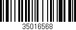 Código de barras (EAN, GTIN, SKU, ISBN): '35016568'
