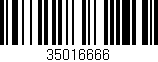 Código de barras (EAN, GTIN, SKU, ISBN): '35016666'