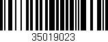 Código de barras (EAN, GTIN, SKU, ISBN): '35019023'