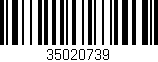 Código de barras (EAN, GTIN, SKU, ISBN): '35020739'