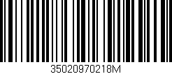 Código de barras (EAN, GTIN, SKU, ISBN): '35020970218M'