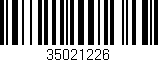 Código de barras (EAN, GTIN, SKU, ISBN): '35021226'