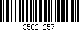 Código de barras (EAN, GTIN, SKU, ISBN): '35021257'
