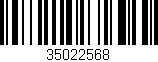 Código de barras (EAN, GTIN, SKU, ISBN): '35022568'