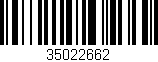 Código de barras (EAN, GTIN, SKU, ISBN): '35022662'