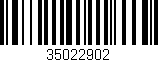 Código de barras (EAN, GTIN, SKU, ISBN): '35022902'