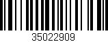 Código de barras (EAN, GTIN, SKU, ISBN): '35022909'