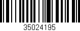 Código de barras (EAN, GTIN, SKU, ISBN): '35024195'