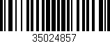 Código de barras (EAN, GTIN, SKU, ISBN): '35024857'