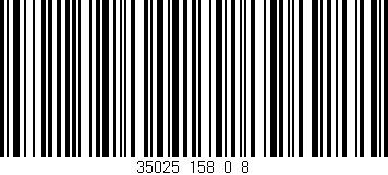Código de barras (EAN, GTIN, SKU, ISBN): '35025_158_0_8'