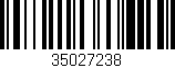 Código de barras (EAN, GTIN, SKU, ISBN): '35027238'