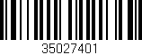 Código de barras (EAN, GTIN, SKU, ISBN): '35027401'
