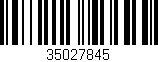 Código de barras (EAN, GTIN, SKU, ISBN): '35027845'