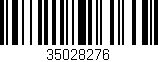 Código de barras (EAN, GTIN, SKU, ISBN): '35028276'