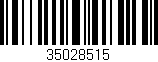 Código de barras (EAN, GTIN, SKU, ISBN): '35028515'