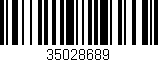 Código de barras (EAN, GTIN, SKU, ISBN): '35028689'