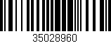 Código de barras (EAN, GTIN, SKU, ISBN): '35028960'