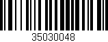 Código de barras (EAN, GTIN, SKU, ISBN): '35030048'