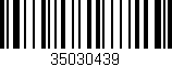 Código de barras (EAN, GTIN, SKU, ISBN): '35030439'