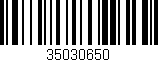 Código de barras (EAN, GTIN, SKU, ISBN): '35030650'