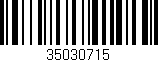 Código de barras (EAN, GTIN, SKU, ISBN): '35030715'