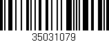 Código de barras (EAN, GTIN, SKU, ISBN): '35031079'