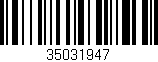 Código de barras (EAN, GTIN, SKU, ISBN): '35031947'