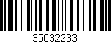 Código de barras (EAN, GTIN, SKU, ISBN): '35032233'