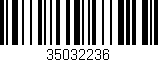 Código de barras (EAN, GTIN, SKU, ISBN): '35032236'