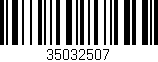 Código de barras (EAN, GTIN, SKU, ISBN): '35032507'