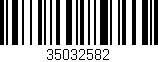 Código de barras (EAN, GTIN, SKU, ISBN): '35032582'