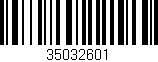 Código de barras (EAN, GTIN, SKU, ISBN): '35032601'