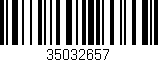 Código de barras (EAN, GTIN, SKU, ISBN): '35032657'