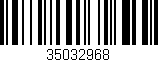 Código de barras (EAN, GTIN, SKU, ISBN): '35032968'