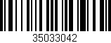 Código de barras (EAN, GTIN, SKU, ISBN): '35033042'