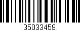Código de barras (EAN, GTIN, SKU, ISBN): '35033459'