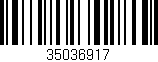 Código de barras (EAN, GTIN, SKU, ISBN): '35036917'