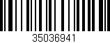 Código de barras (EAN, GTIN, SKU, ISBN): '35036941'